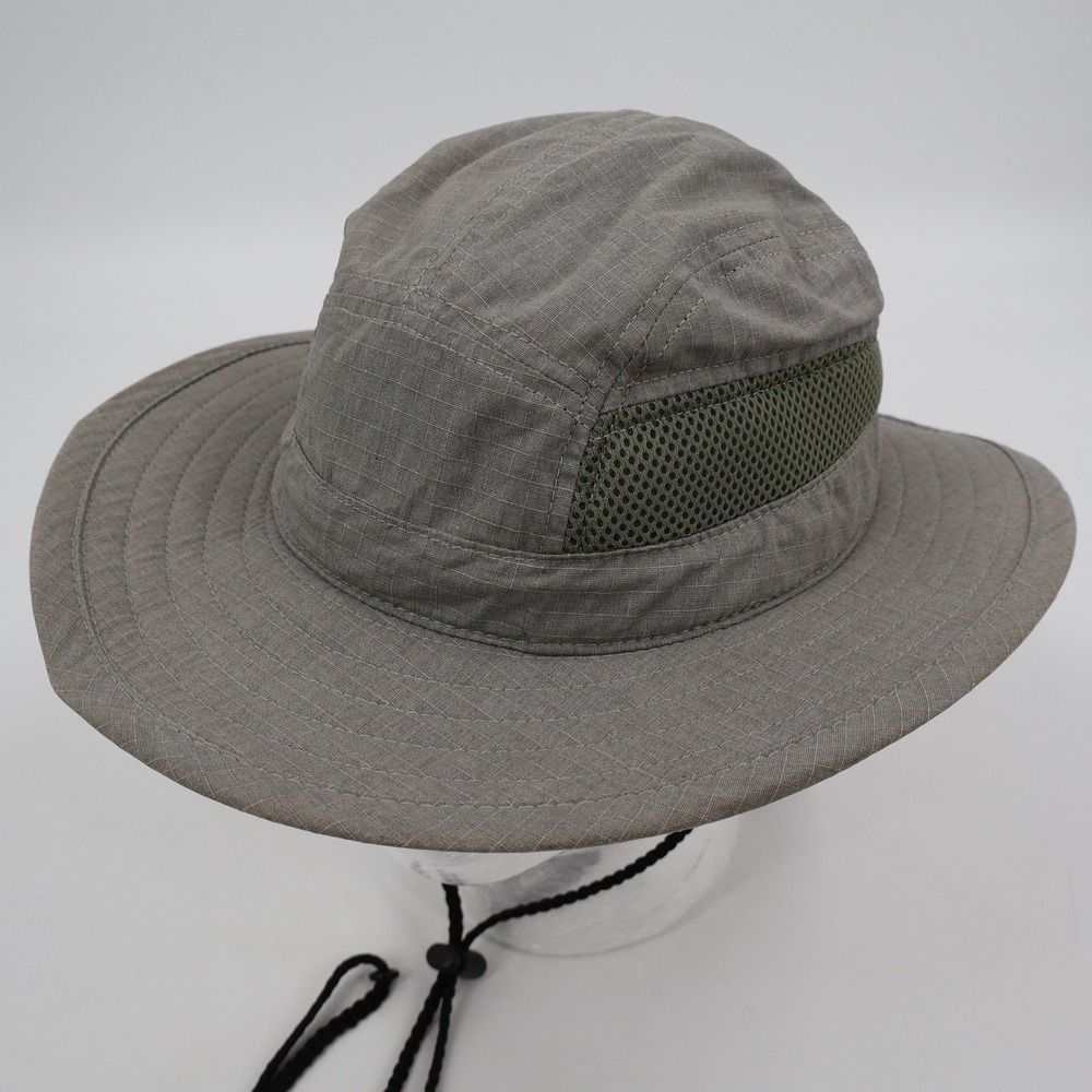 Broner‎ Boonie Hat Mens Large Gray Ripstop Mesh Vent Fishing Hiking Sun Bucket